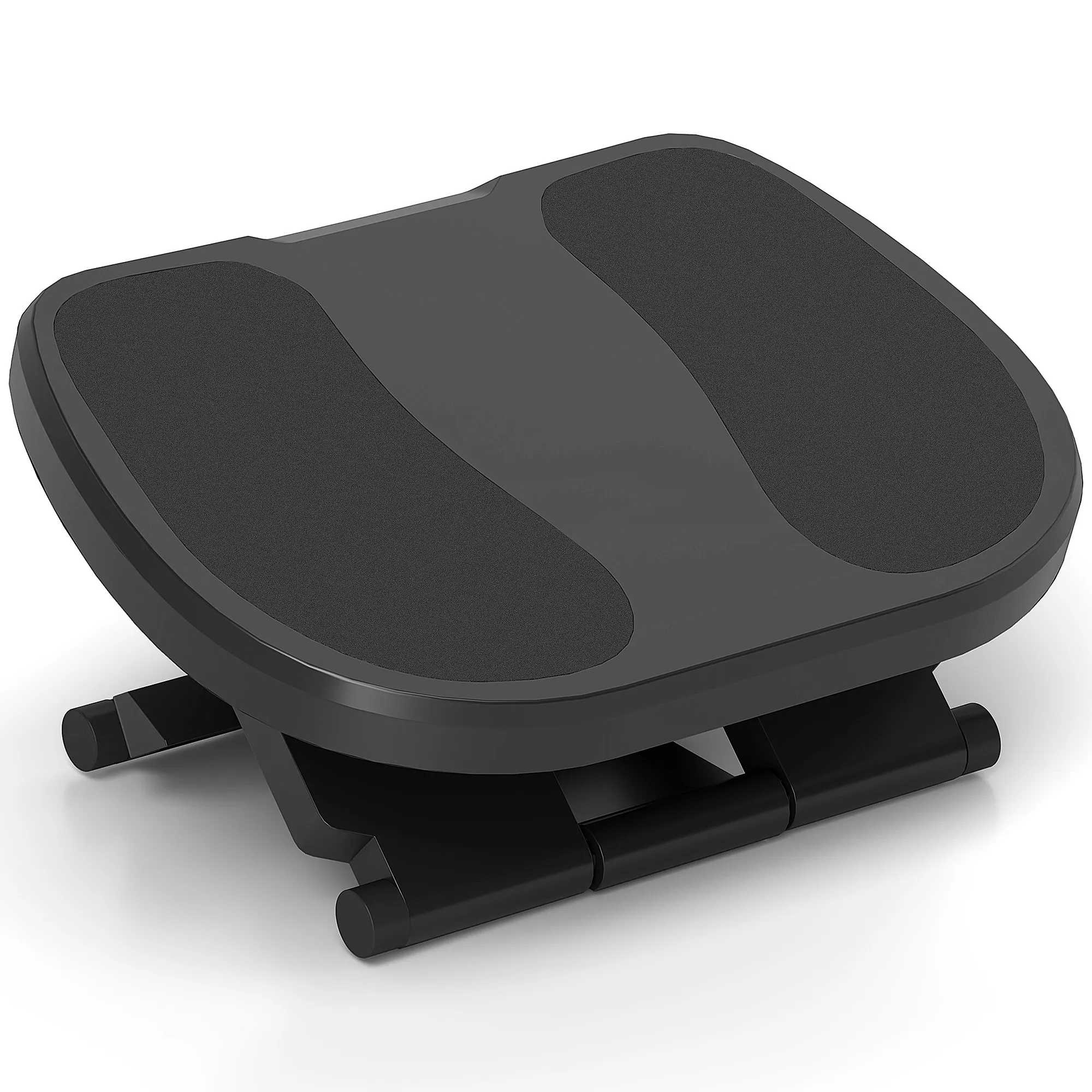 Ergonomisk Fotpall för Skrivbord - Höjd- och Vinkeljusterbar, Grå PP